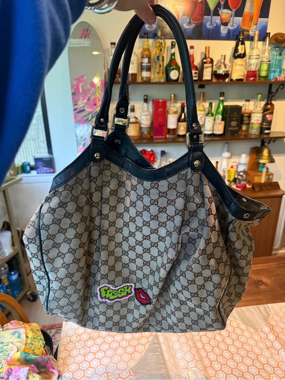 AUTHENTIC large Gucci Sukey Tote Bag - Picture 2 of 7